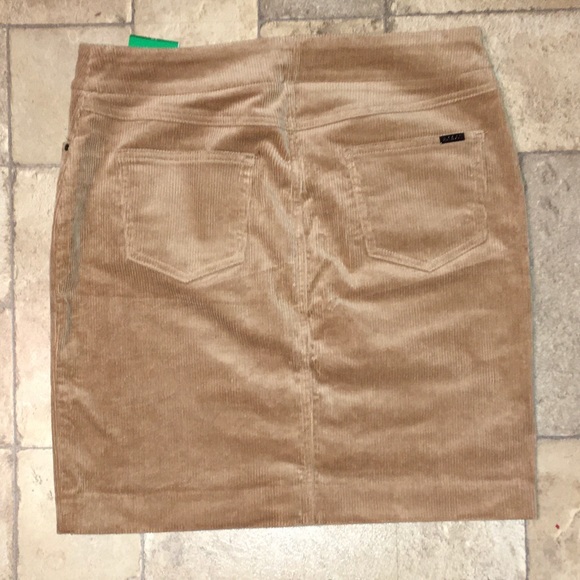 Tan Corduroy Skirt by S.C & CO - Picture 3 of 4
